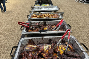 Caveman-Dinner-Food-Displayed